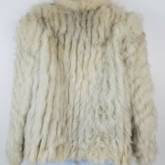 Saga Fox Finland Blue Fox Fur Womens Coat Jacket - Picture 4 of 8